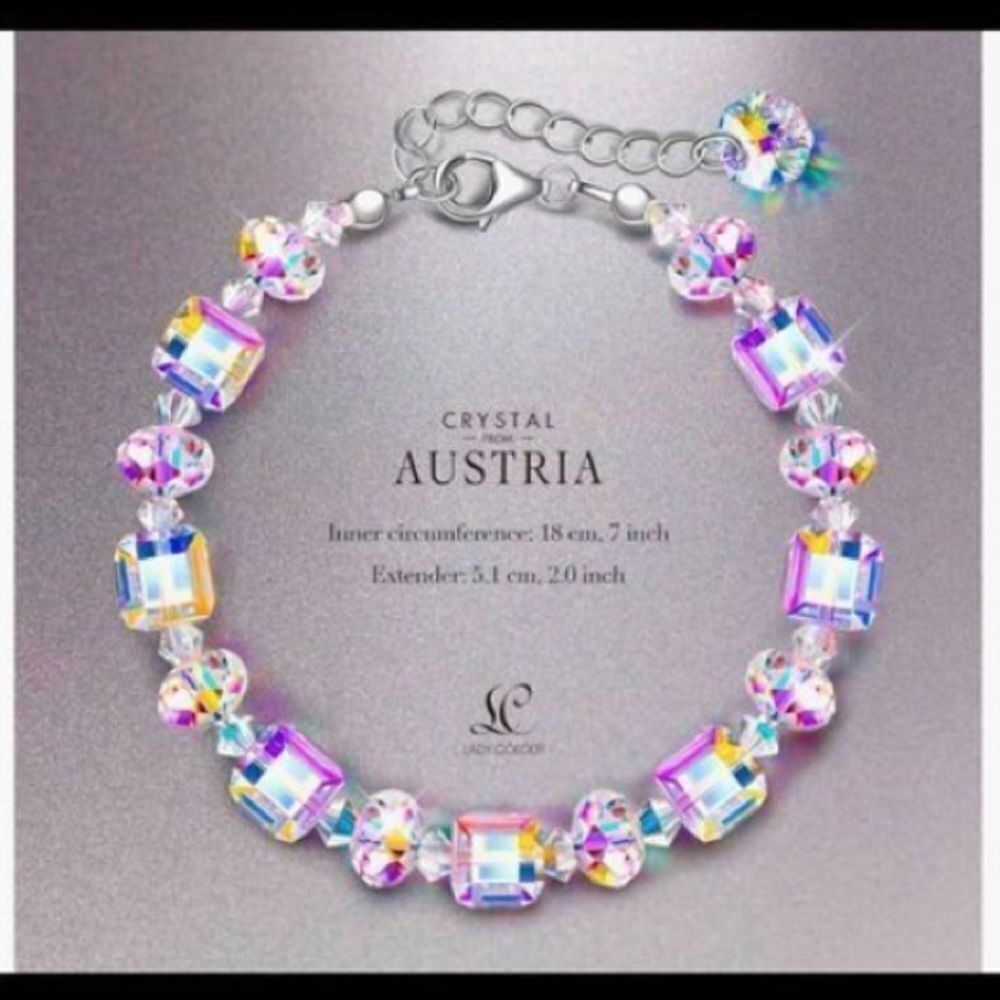 Crystal bracelet 🔥by Lady Colour . Stunning crystals from Austria, elegant Pari